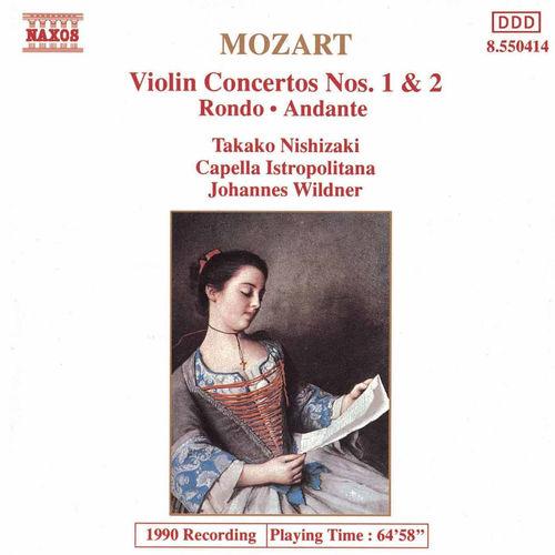 Album cover art for Mozart: Violin Concertos Nos. 1 and 2