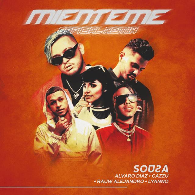 Album cover art for Miénteme (remix)