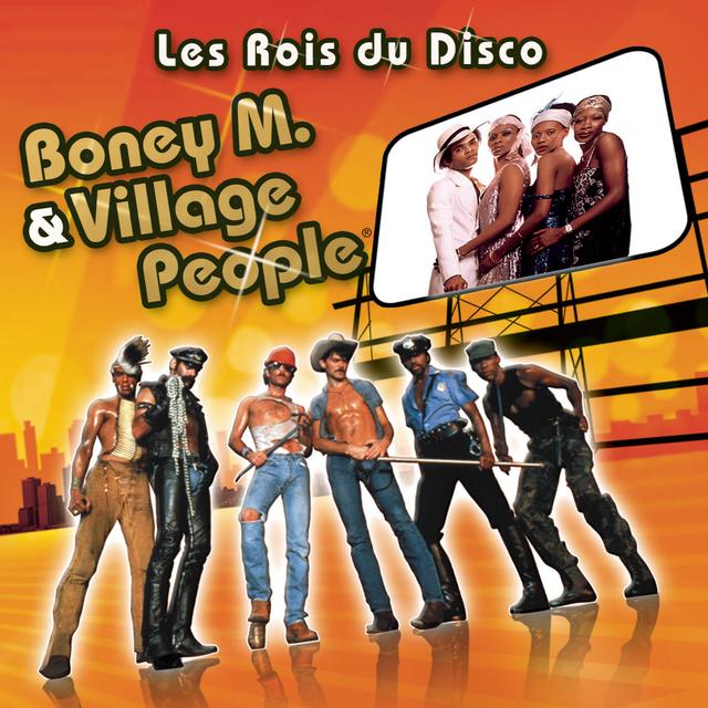 Album cover art for The Very Best of Village People and Bony M