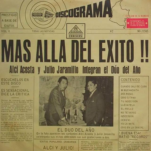 Album cover art for Más Allá Del Éxito