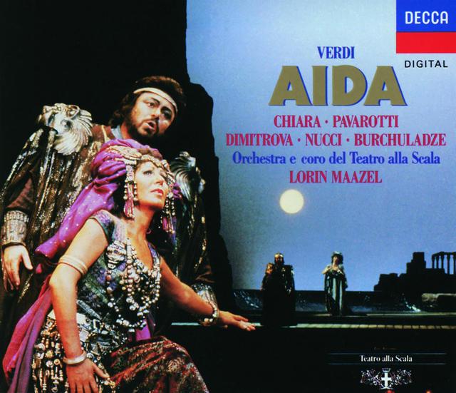 Album cover art for Verdi : Aïda