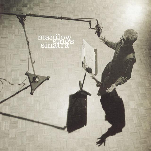 Album cover art for Manilow Sings Sinatra