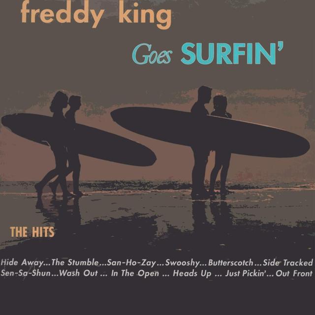 Album cover art for Freddy King Goes Surfin'