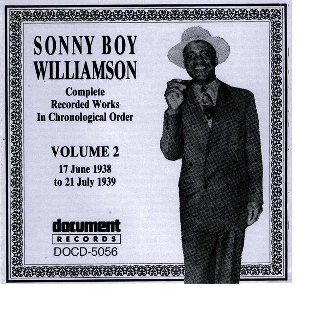 Album cover art for Sonny Boy Williamson Vol. 2 (1938-1939)