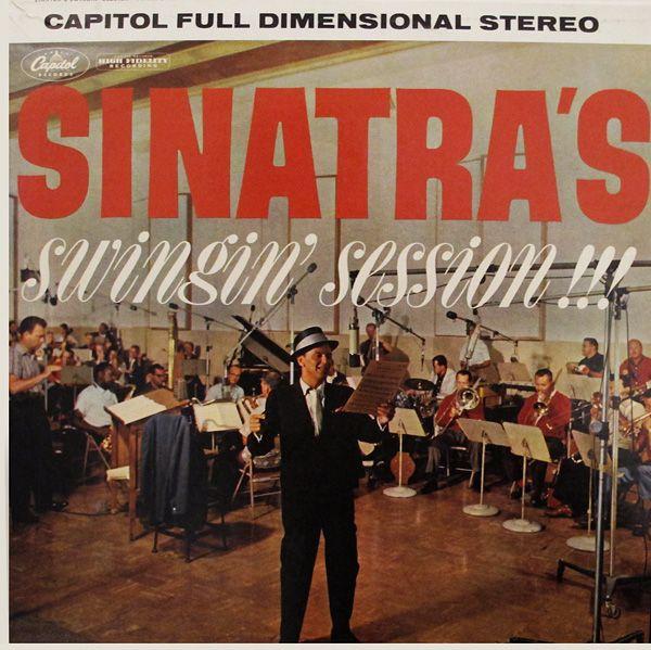 Album cover art for Sinatra's Swingin' Session