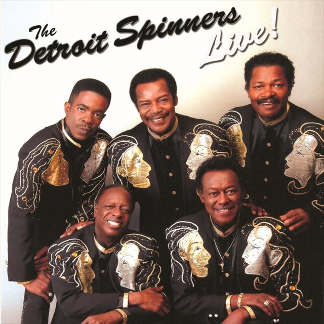 Album cover art for The Detroit Spinners Live!