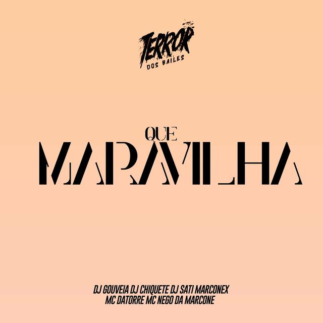 Album cover art for Que Maravilha