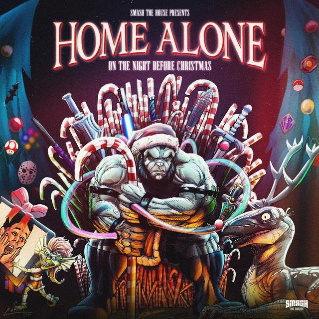 Album cover art for Home Alone (On the Night Before Christmas)