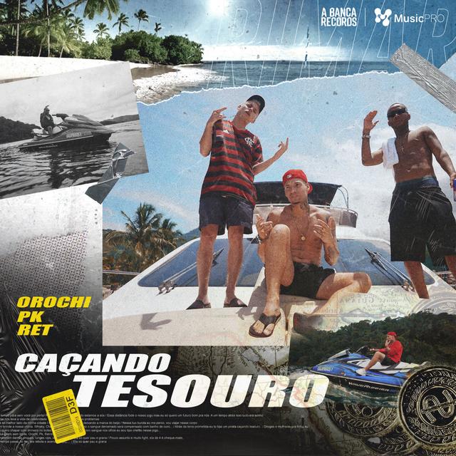 Album cover art for Caçando Tesouro