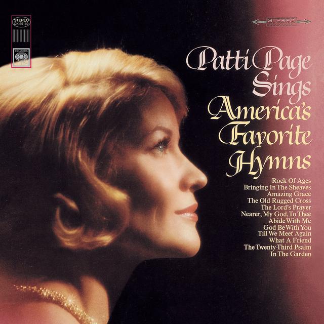 Album cover art for Sings America's Favorite Hymns