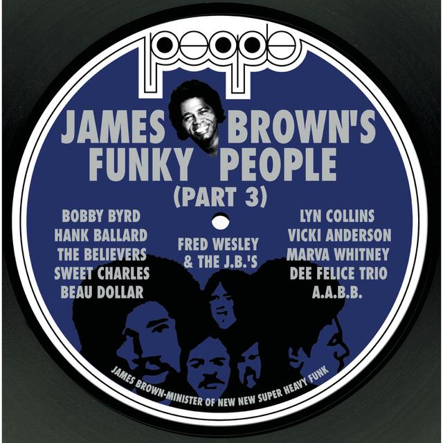 Album cover art for James Brown's Funky People