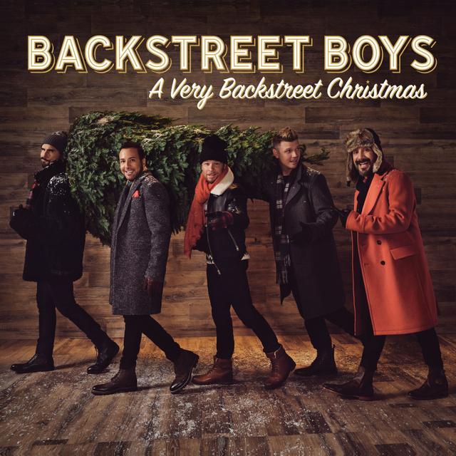 Album cover art for A Very Backstreet Christmas