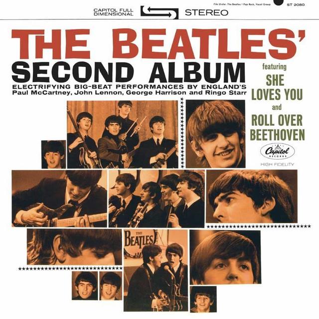 Album cover art for The Beatles' Second Album