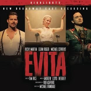 Album cover art for Evita - New Broadway Cast Recording