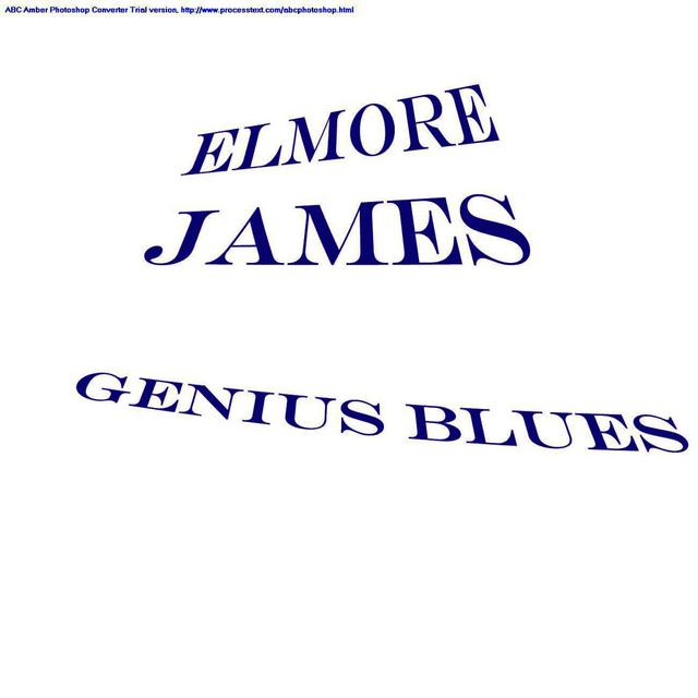 Album cover art for Genius Blues