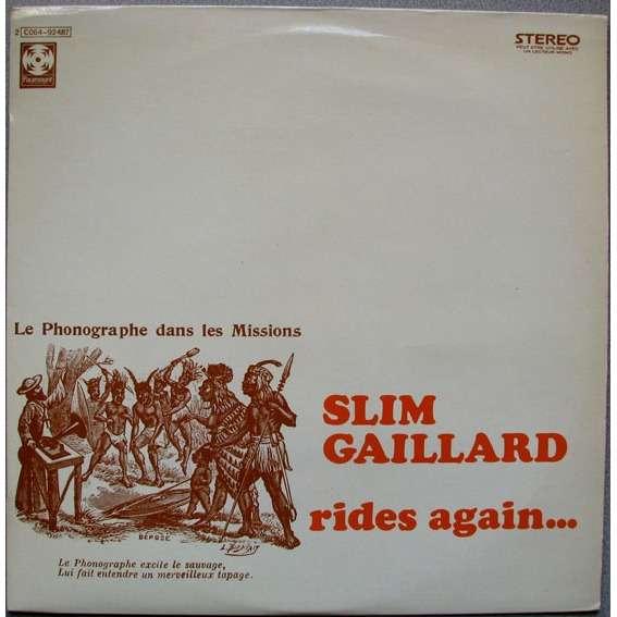 Album cover art for Slim Gaillard Rides Again