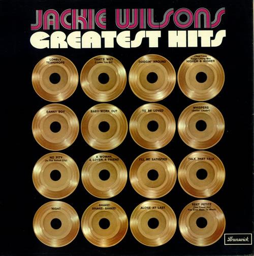 Album cover art for Jackie Wilson's Greatest Hits