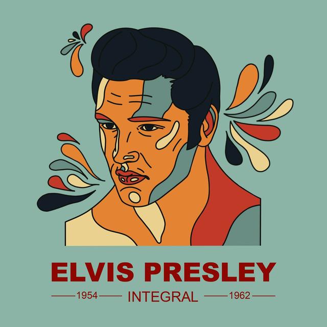 Album cover art for ELVIS PRESLEY INTEGRAL 1954 - 1962