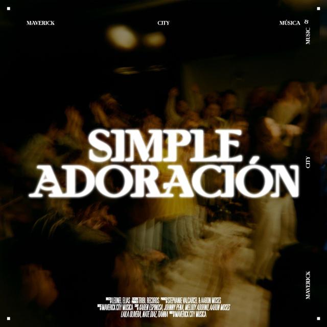 Album cover art for Simple Adoración