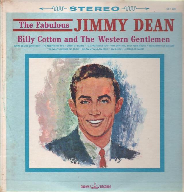 Album cover art for The Fabulous Jimmy Dean