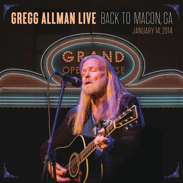 Album cover art for Live: Back To Macon, GA