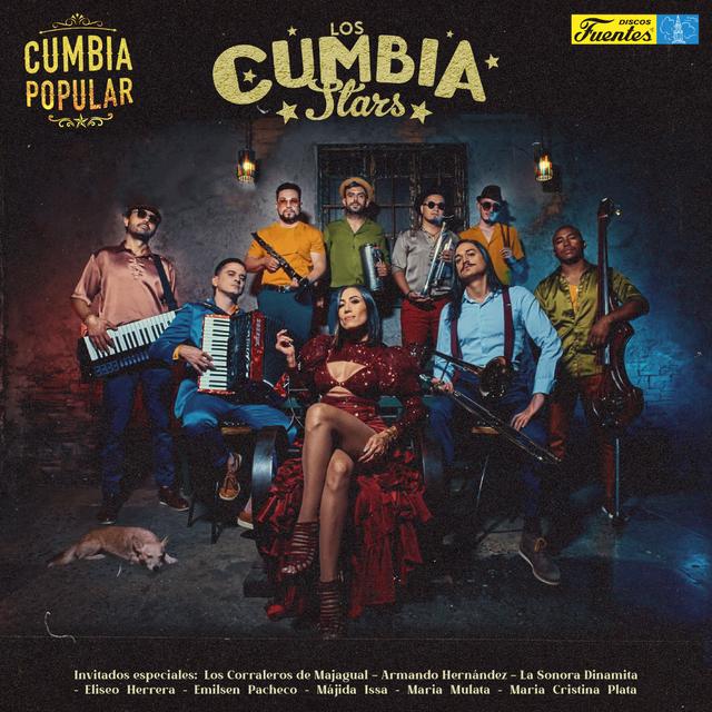 Album cover art for Cumbia Popular