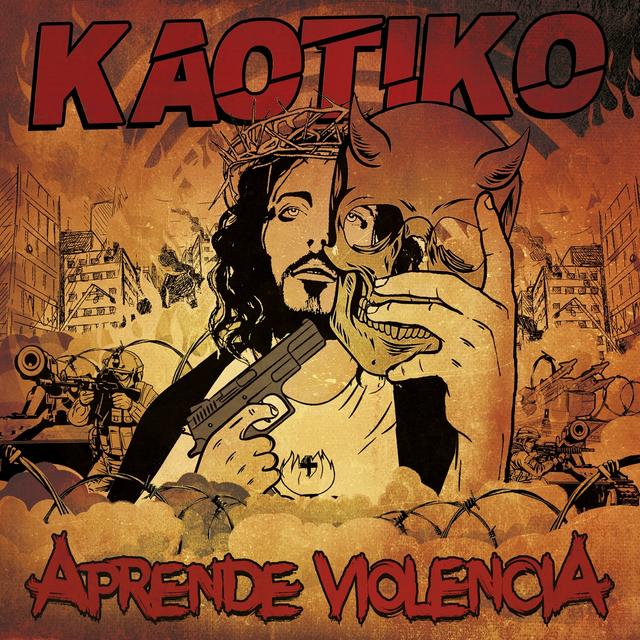 Album cover art for Aprende violencia