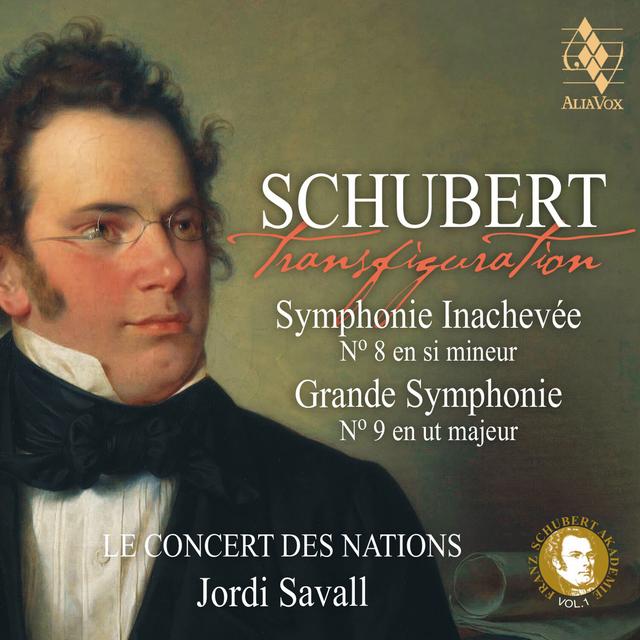 Album cover art for Schubert Transfiguration: Symphonies Nos. 8 & 9