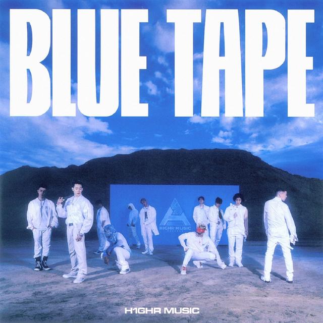 Album cover art for H1GHR : BLUE TAPE