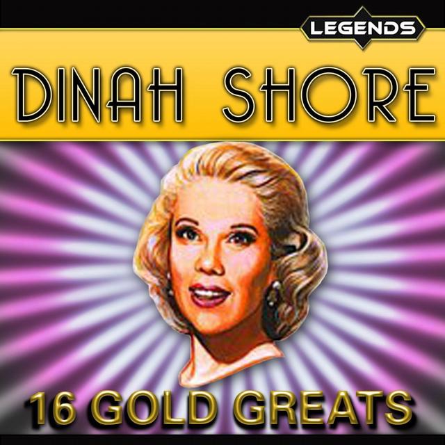 Album cover art for Dinah Shore - 16 Golden Greats