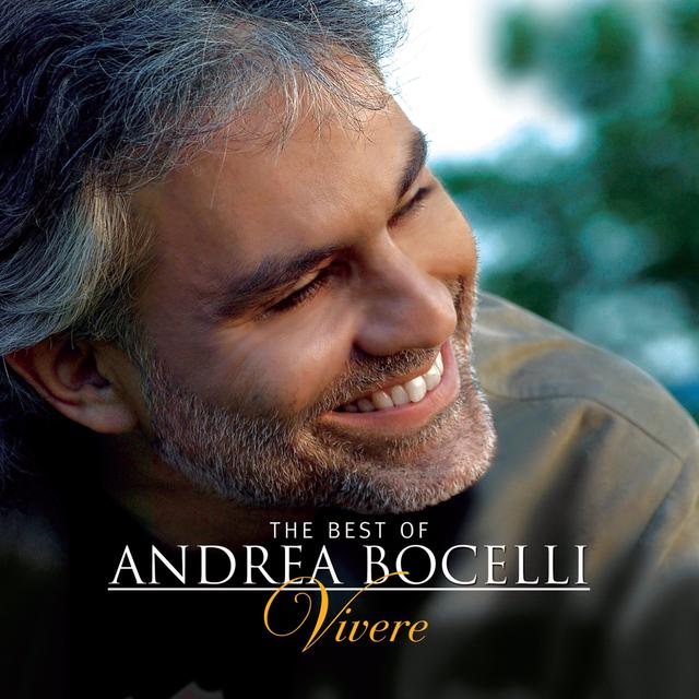 Album cover art for Vivere: The Best of Andrea Bocelli