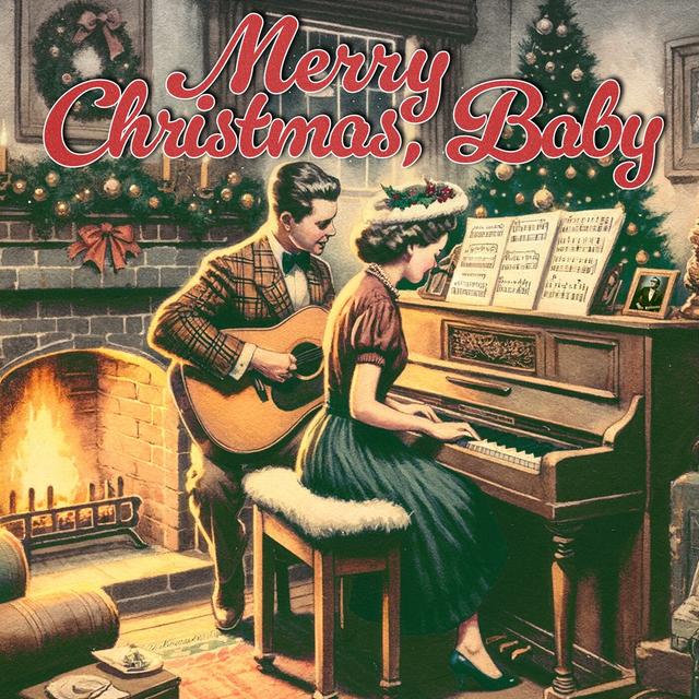 Album cover art for Merry Christmas, Baby