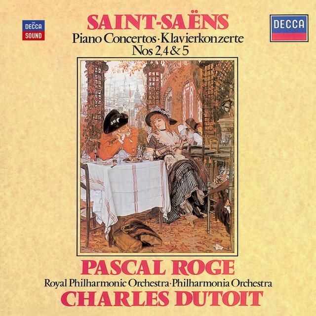 Album cover art for Saint-Saens: Piano Concertos Nos.2, 4 & 5