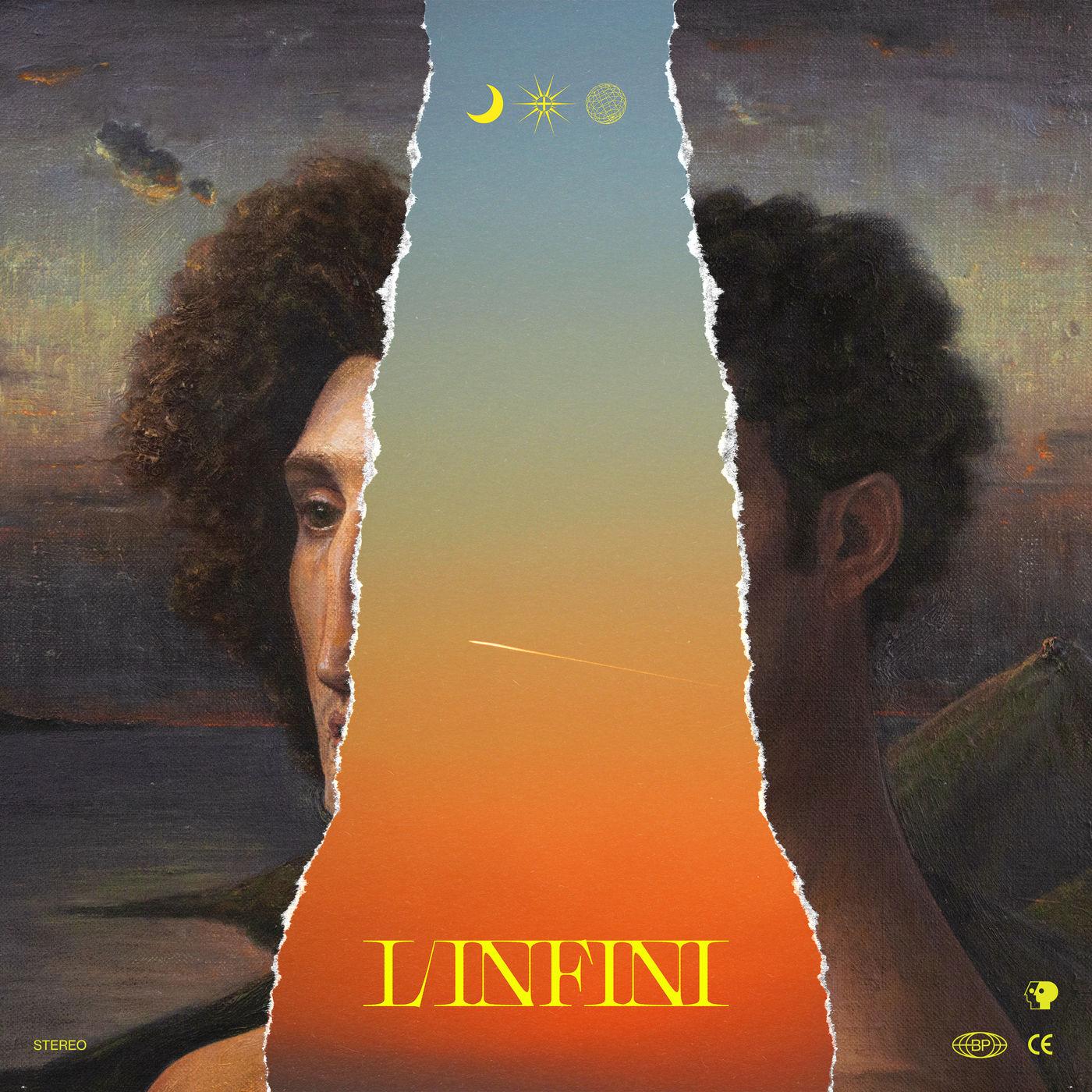 Lyric cover art as blurred background