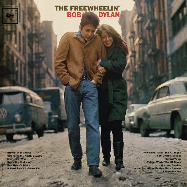 Album cover art for The Freewheelin' Bob Dylan