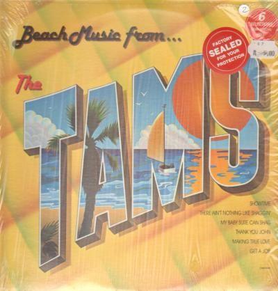 Album cover art for Beach Music from the Tams