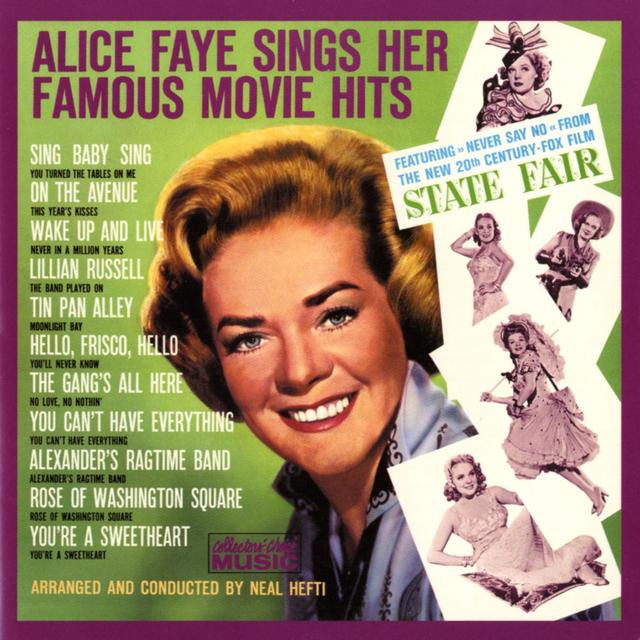 Album cover art for Sings Her Famous Movie Hits