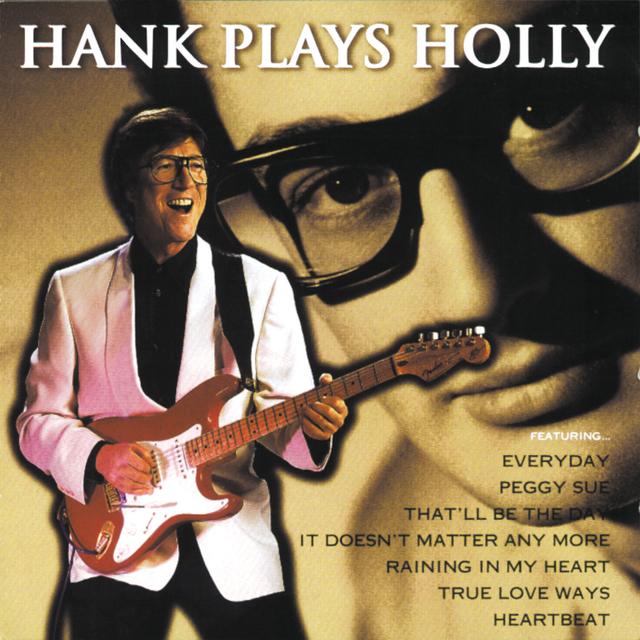 Album cover art for Hank Plays Holly