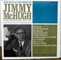 Album cover art for Sing or Play the Music of Jimmy McHugh