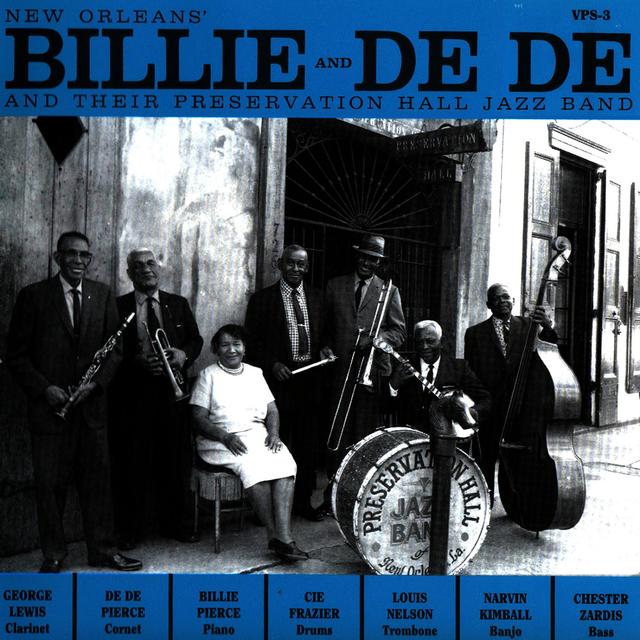 Album cover art for New Orleans' Billie and De De And Their Preservation Hall Jazz Band