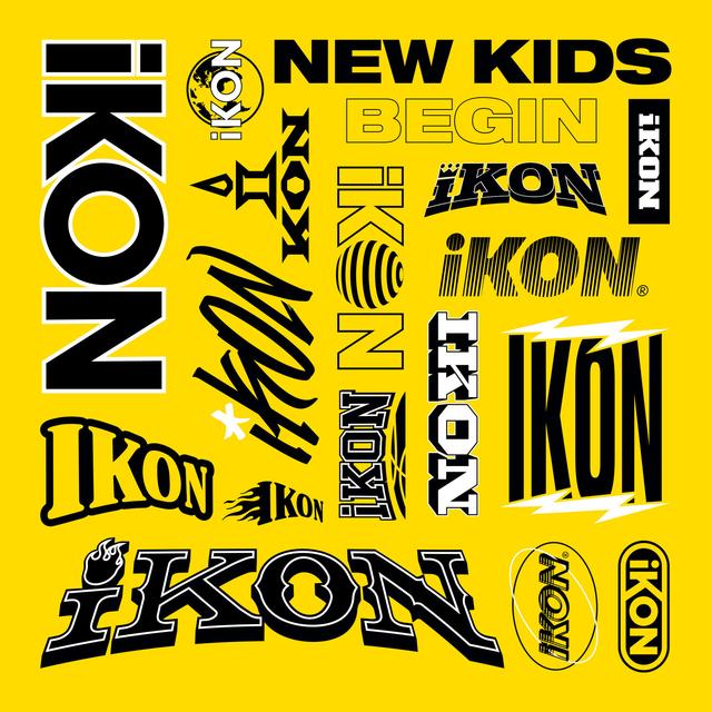 Album cover art for NEW KIDS : BEGIN