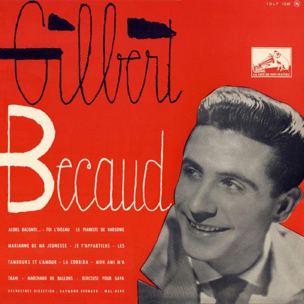 Album cover art for Gilbert Bécaud