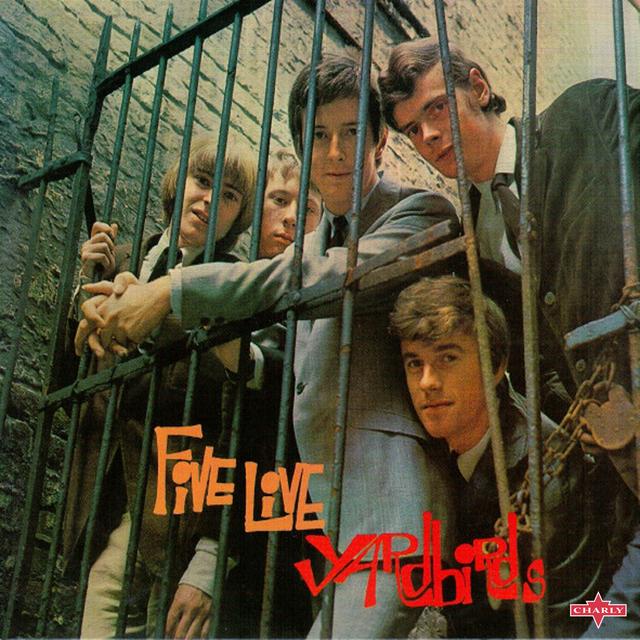 Album cover art for Five Live Yardbirds