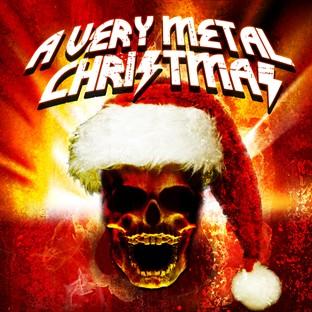 Album cover art for A Very Metal Christmas