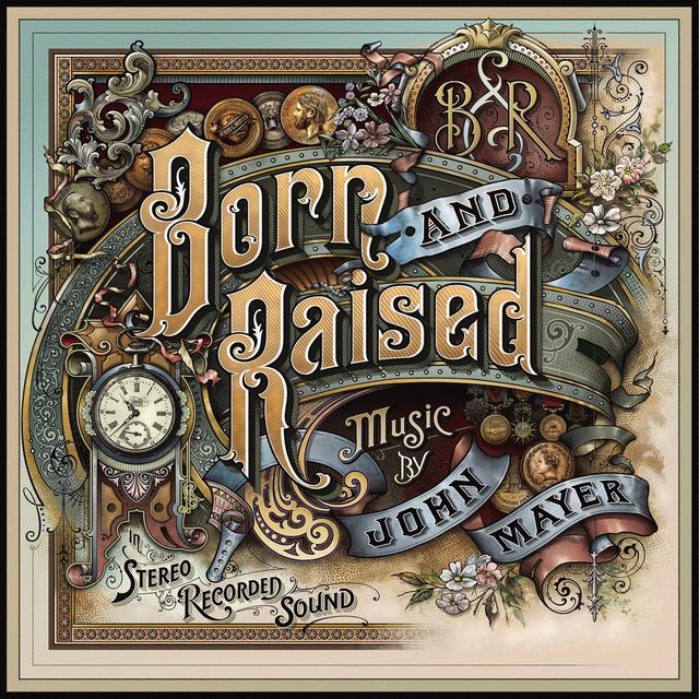 Album cover art for Born and Raised