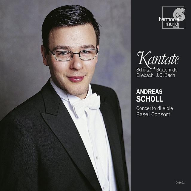 Album cover art for Andreas Scholl: Deutsche Barockkantaten