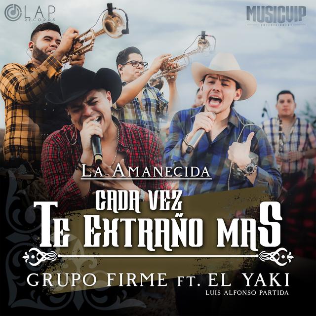 Album cover art for Cada Vez Te Extraño Más