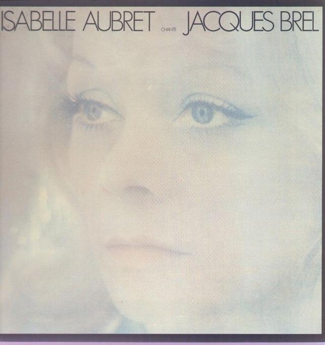 Album cover art for Isabelle Aubret Chante Jacques Brel