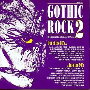 Album cover art for Gothic Rock 2