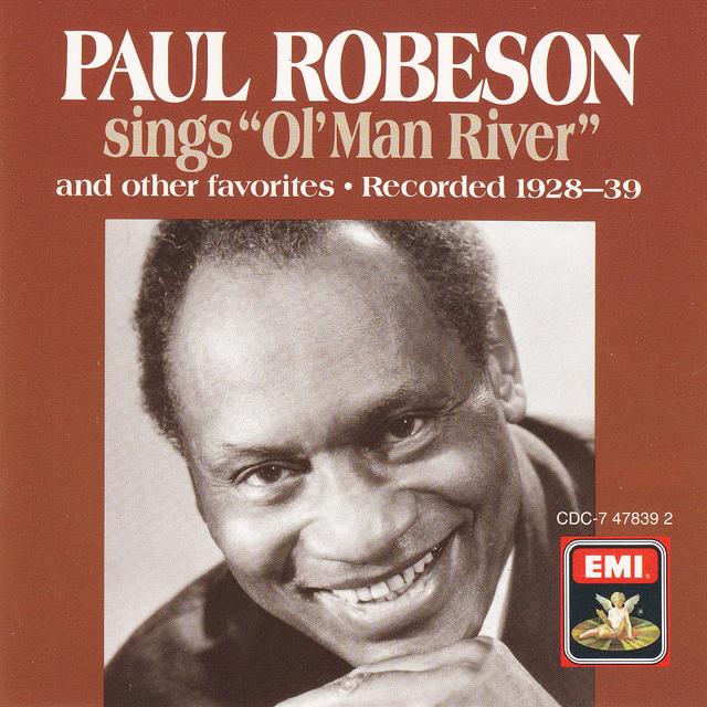 Album cover art for Paul Robeson Sings 'ol' Man River'